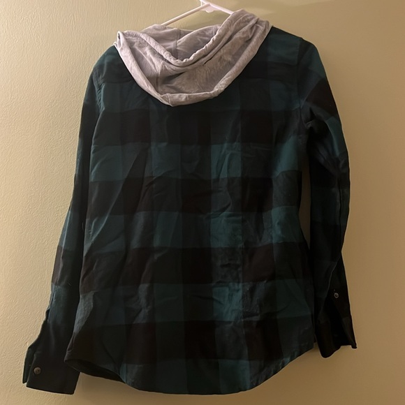Alpha Forward hooded flannel - Picture 2 of 2